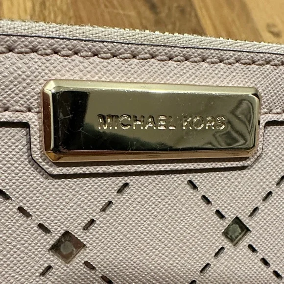 Michael Kors Blush Pink Wristlet Clutch - Picture 2 of 16